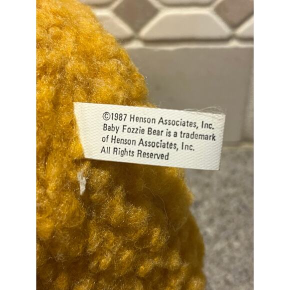 Vintage McDonalds Baby Fozzie Bear plush- NWT - Picture 3 of 3